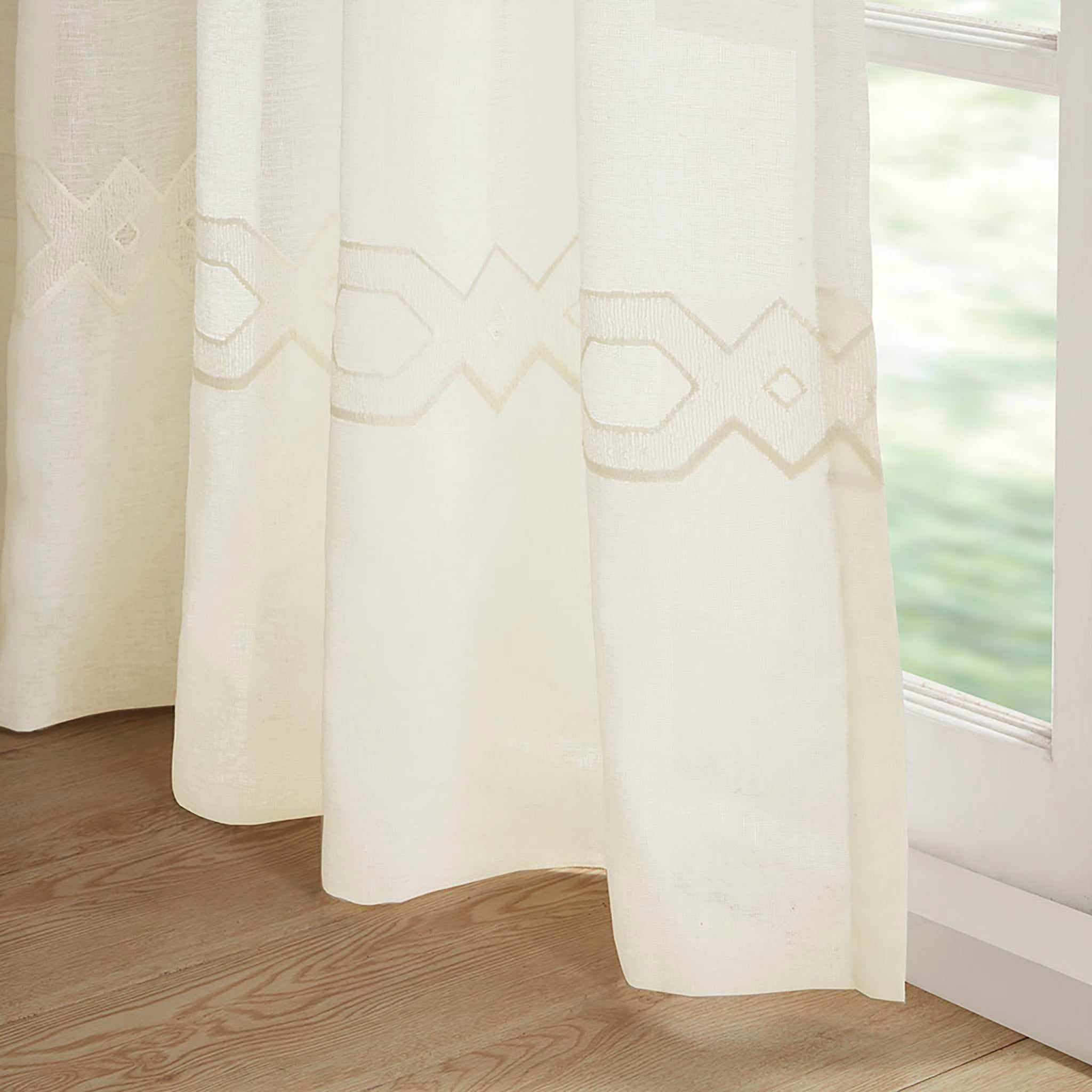 Embroidery Curtain Panel (Single)