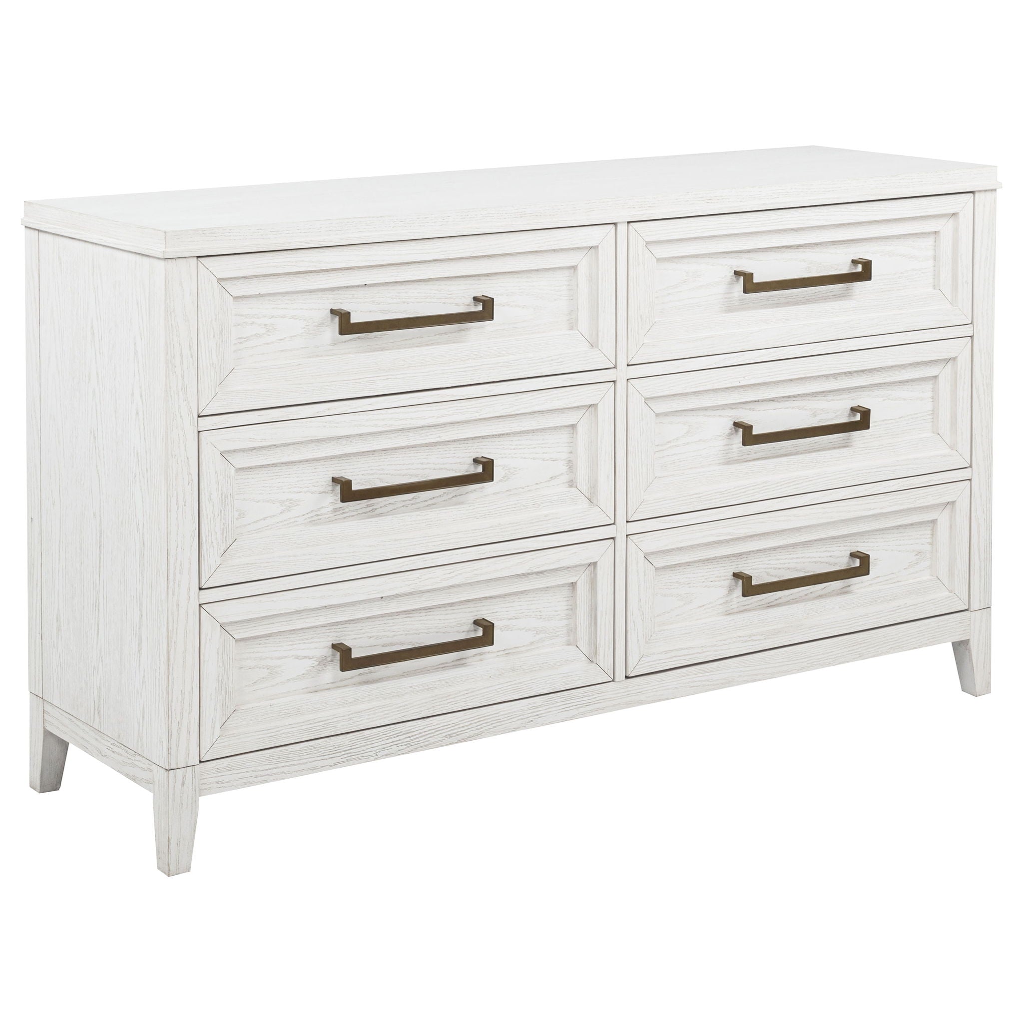 Inverness - 6 Drawer Bedroom Dresser - White