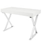 Luster Contemporary Desk in White by LumiSource