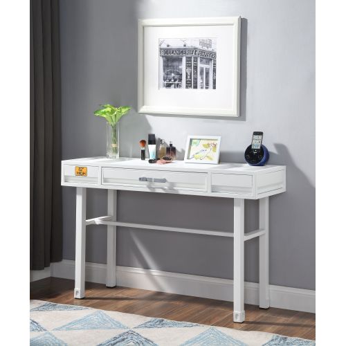 ACME Cargo Vanity Desk, White 35909