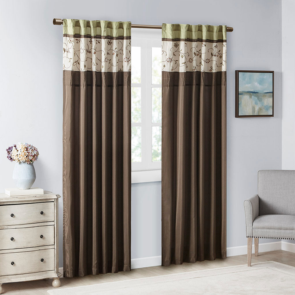 Embroidered Curtain Panel