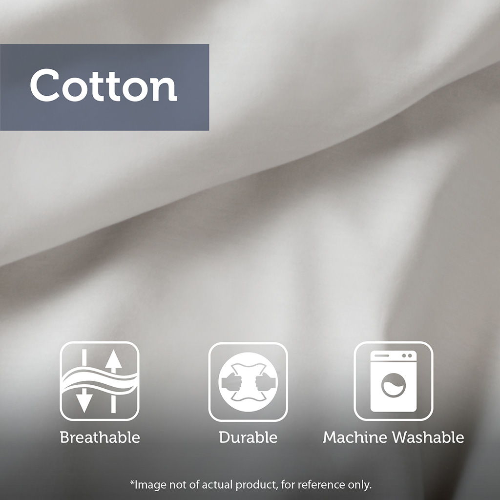 Laetitia - King 3 Piece Tufted Medallion Duvet Cover Set - Gray