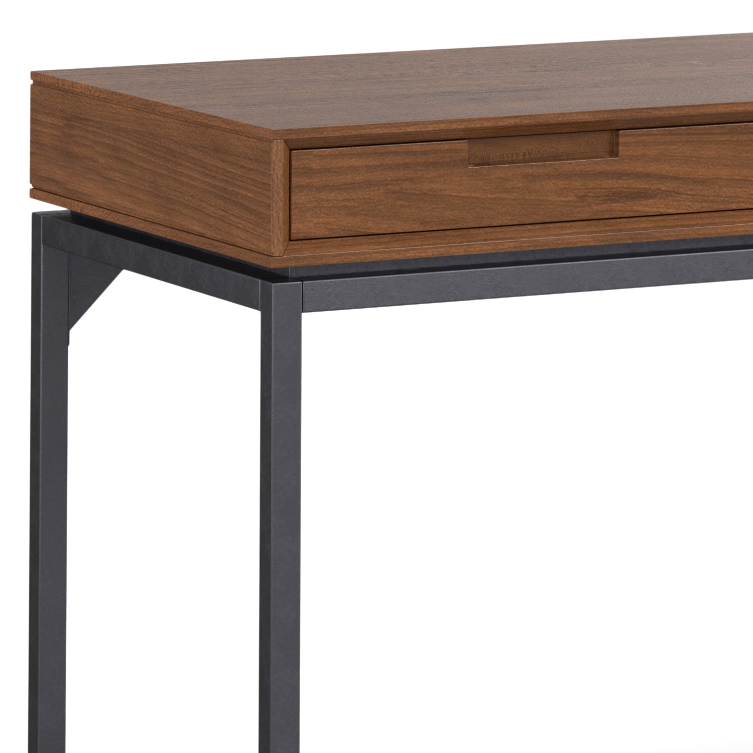 Banting - Mid Century Wide Desk - Walnut Veneer