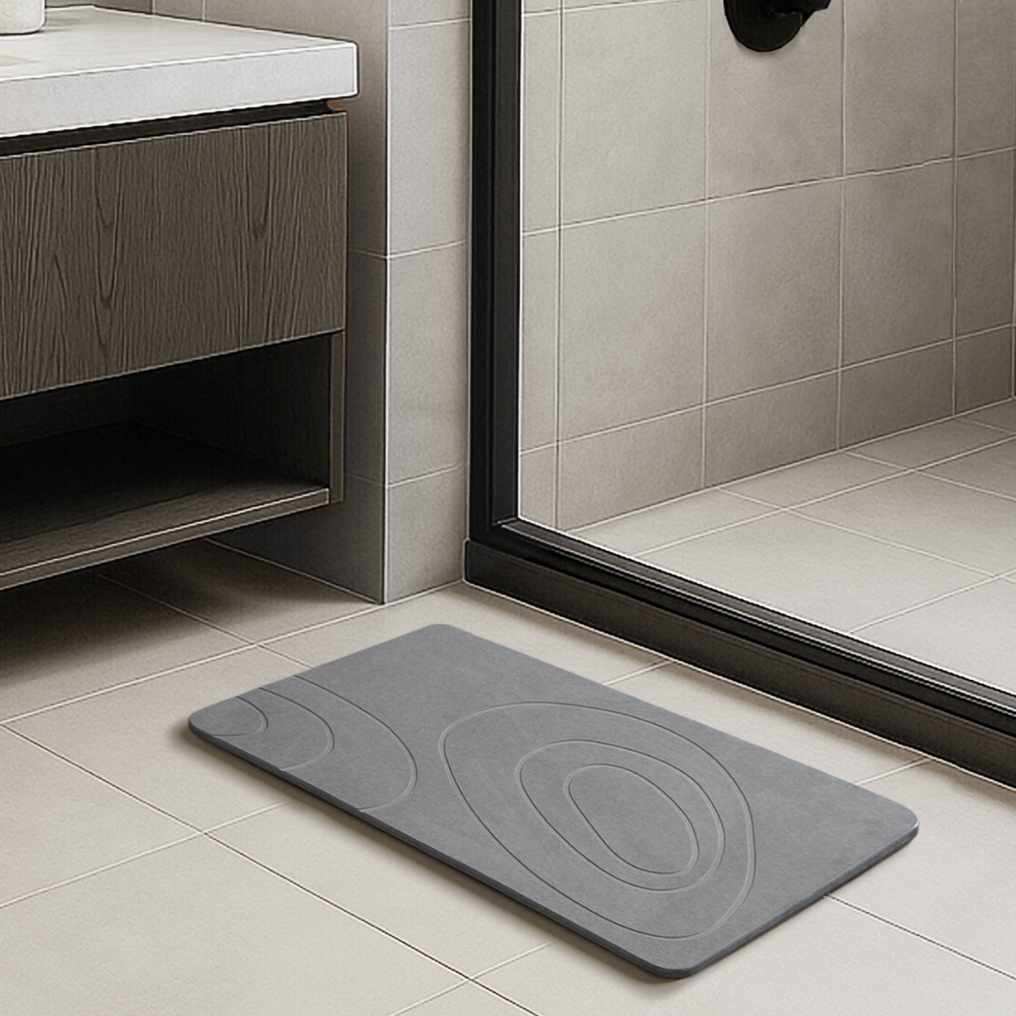Diatom - Bath Mat - Pebble Gray