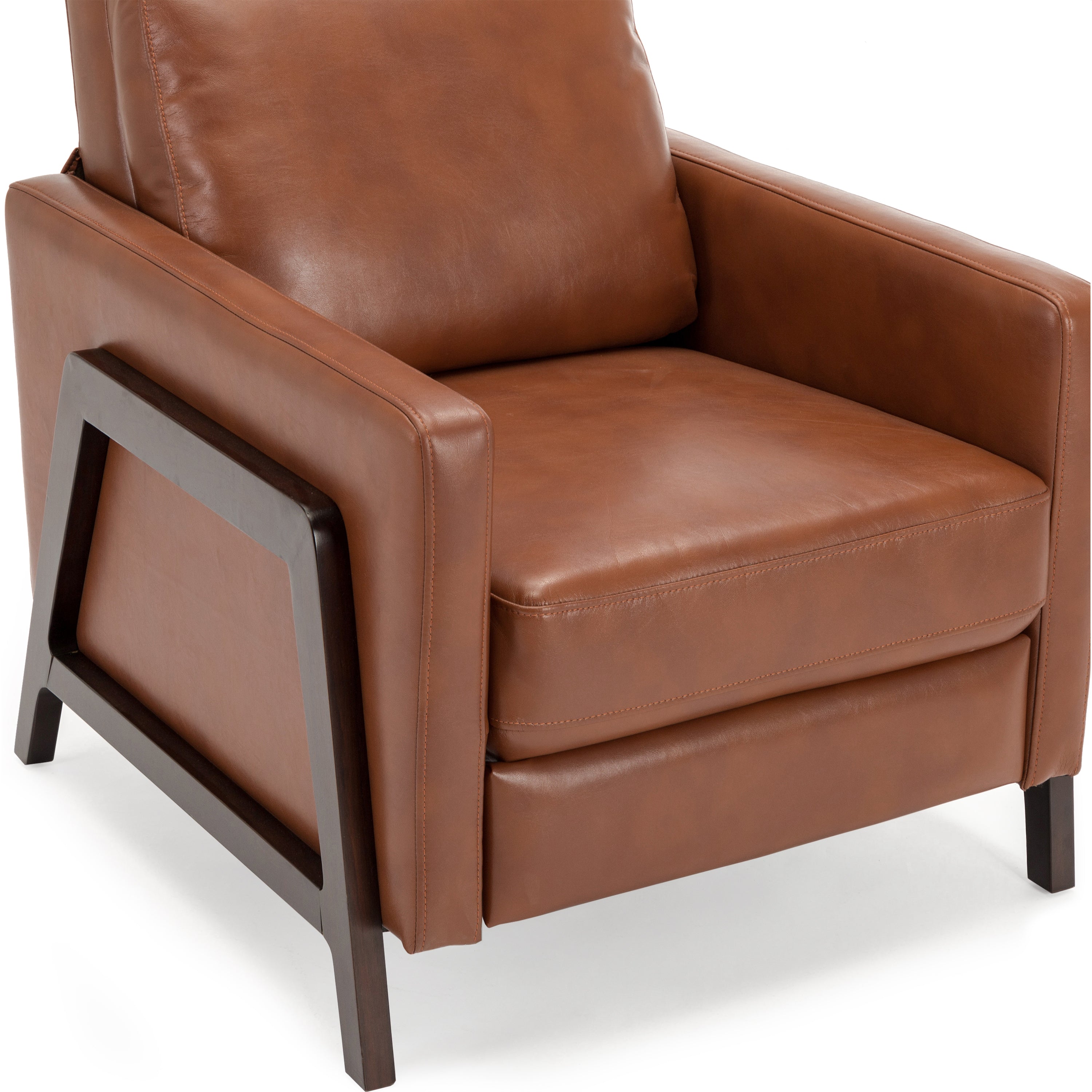 Madeline Push Back Recliner -Caramel