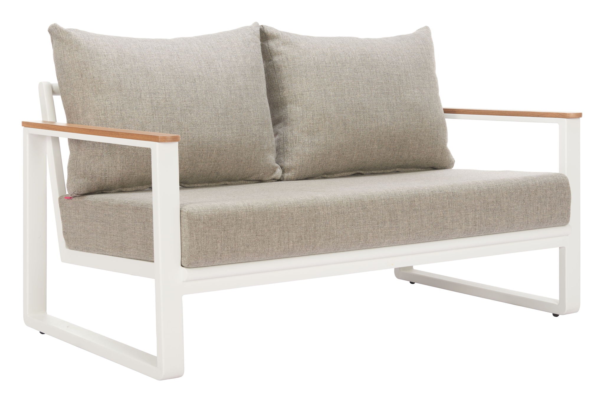 Welt - Outdoor Sofa - Taupe / White
