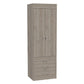 Willow Grove 2-Drawer Armoire Light Gray