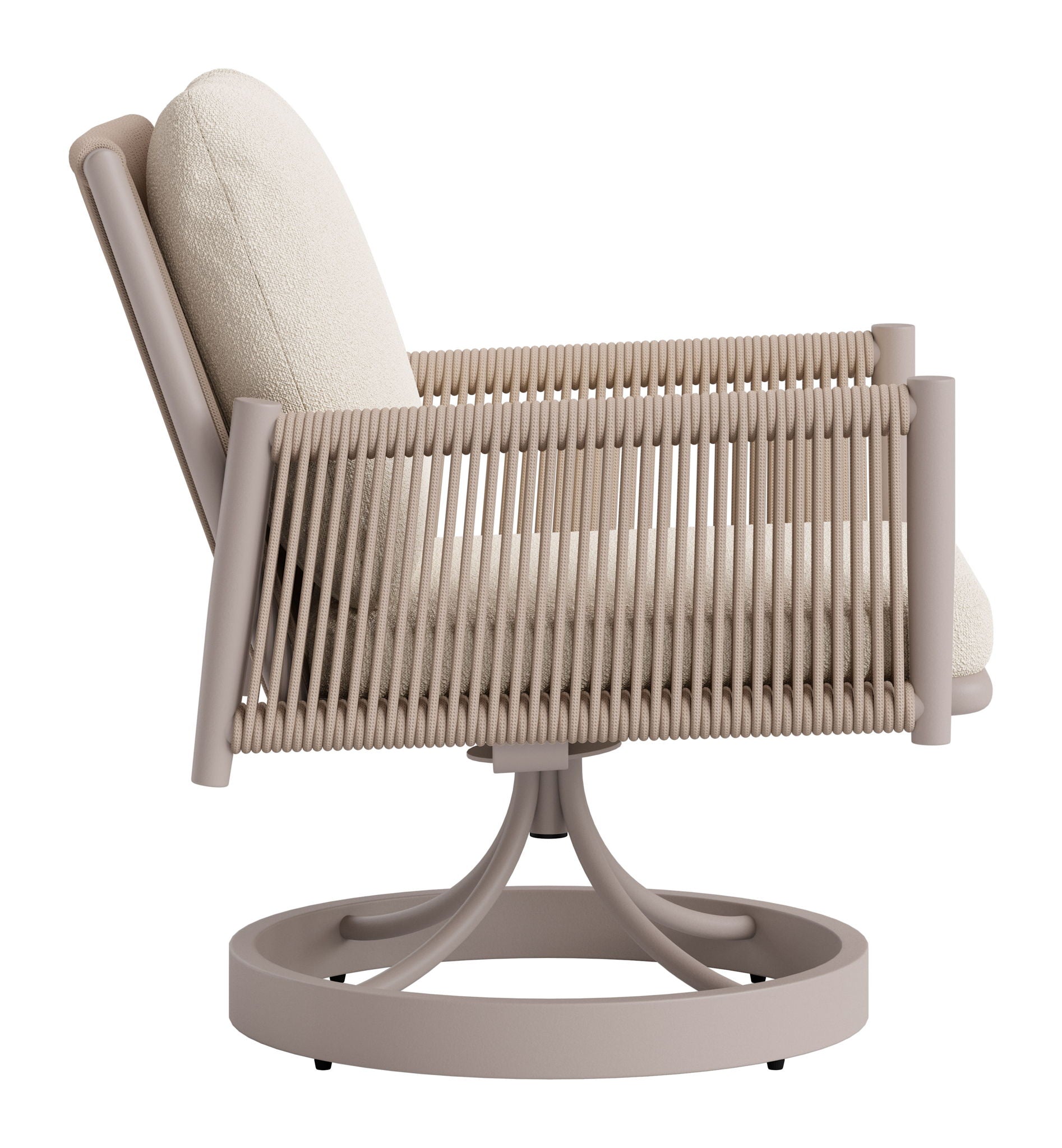 Rivan - Swivel Dining Chair - Beige