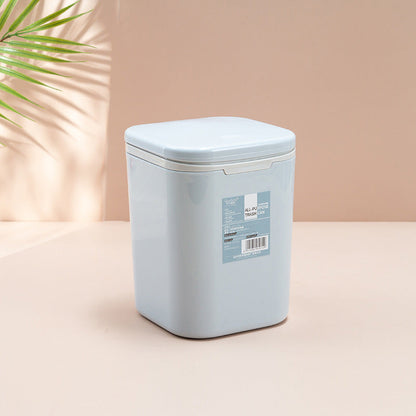 Desktop Mini Cute With Lid Trash Can Office Household Press-Type Simple Nordic Style Student Paper Basket Storage Box