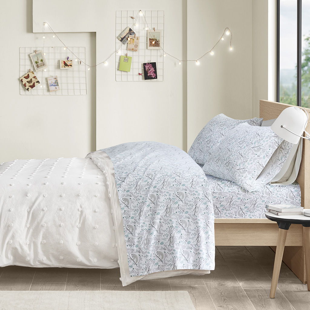 Cozy Soft - Queen Novelty Print Sheet Set - Gray Sloths