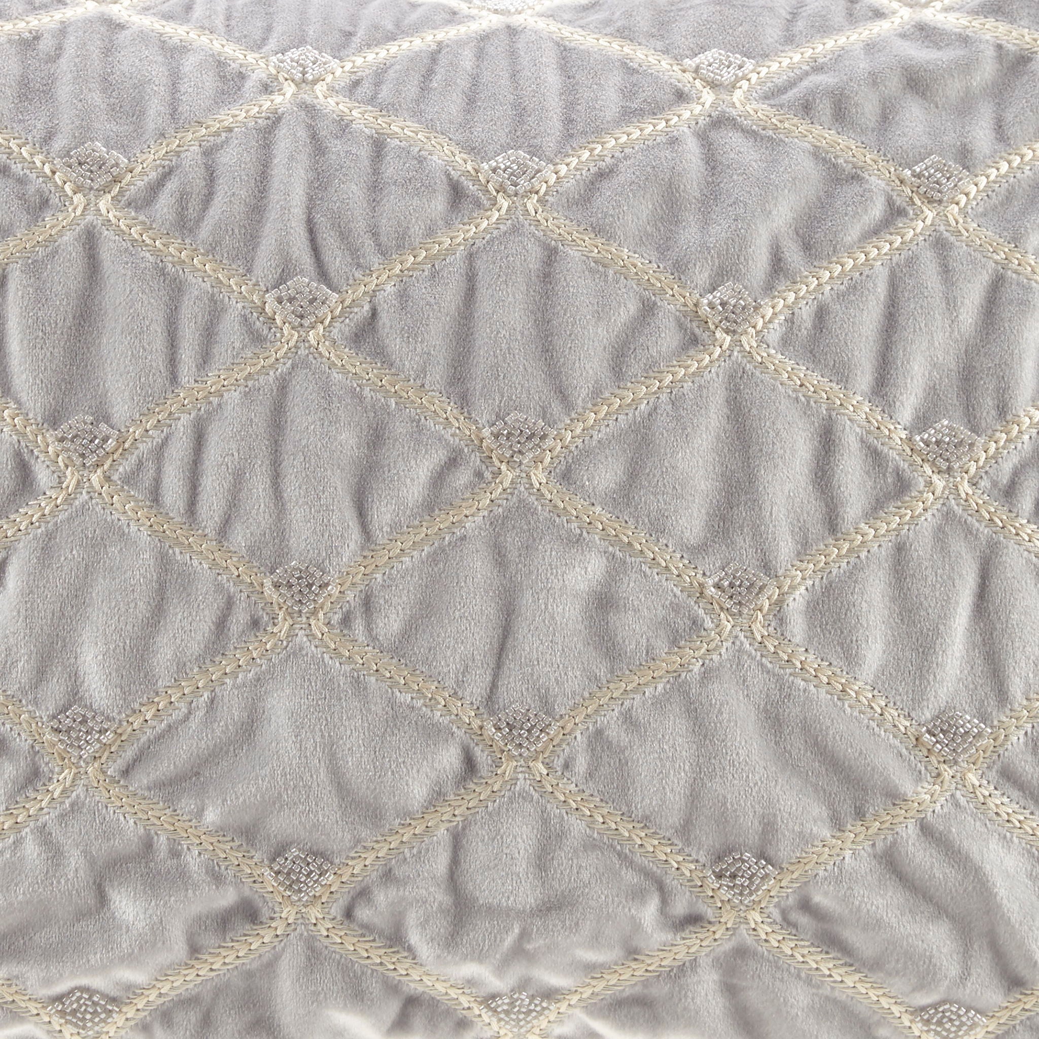 Aumont - Oblong Decor Pillow - Silver