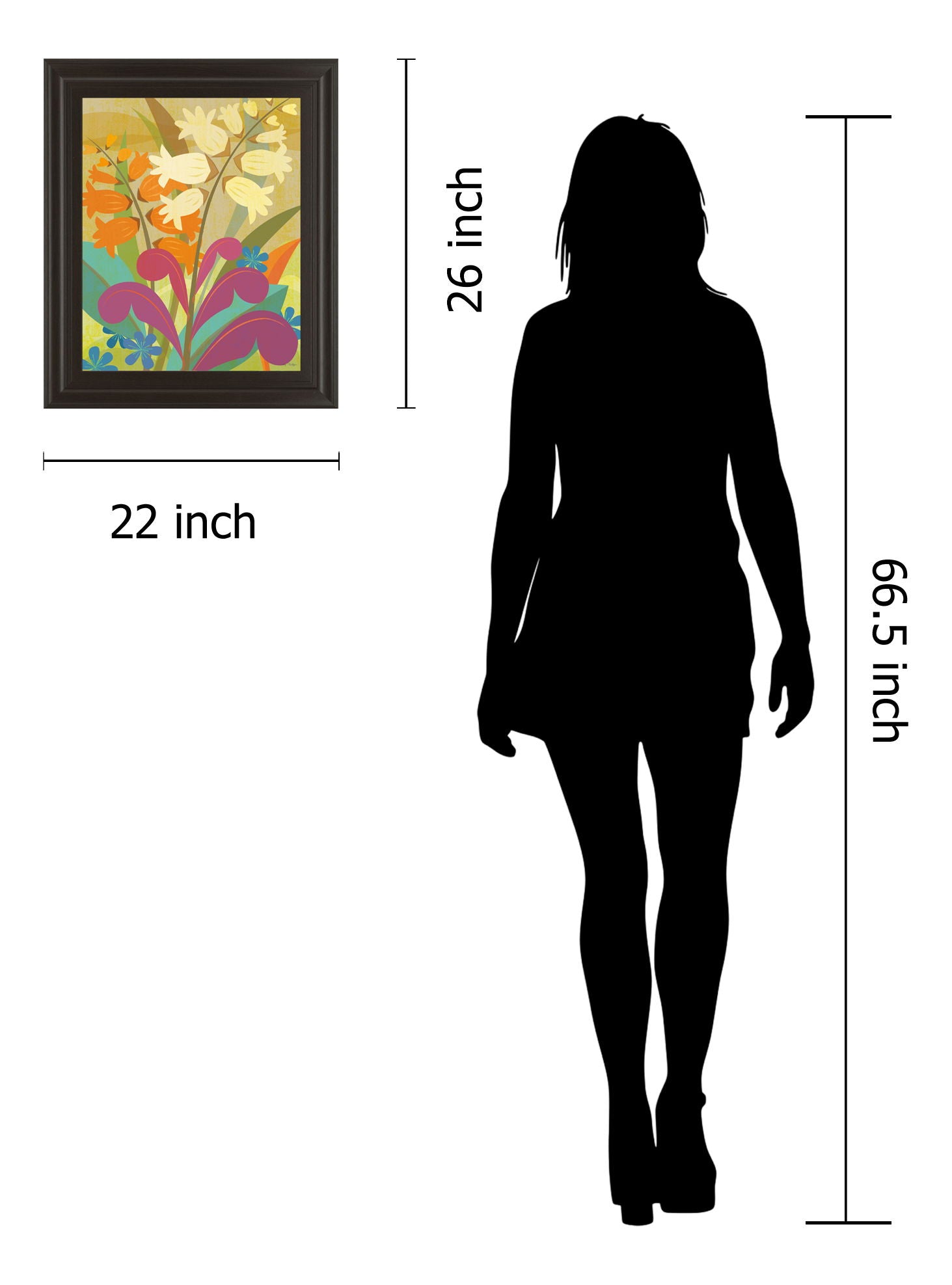 Lily Of The Valley By Cary Phillips - Framed Print Wall Art - Orange