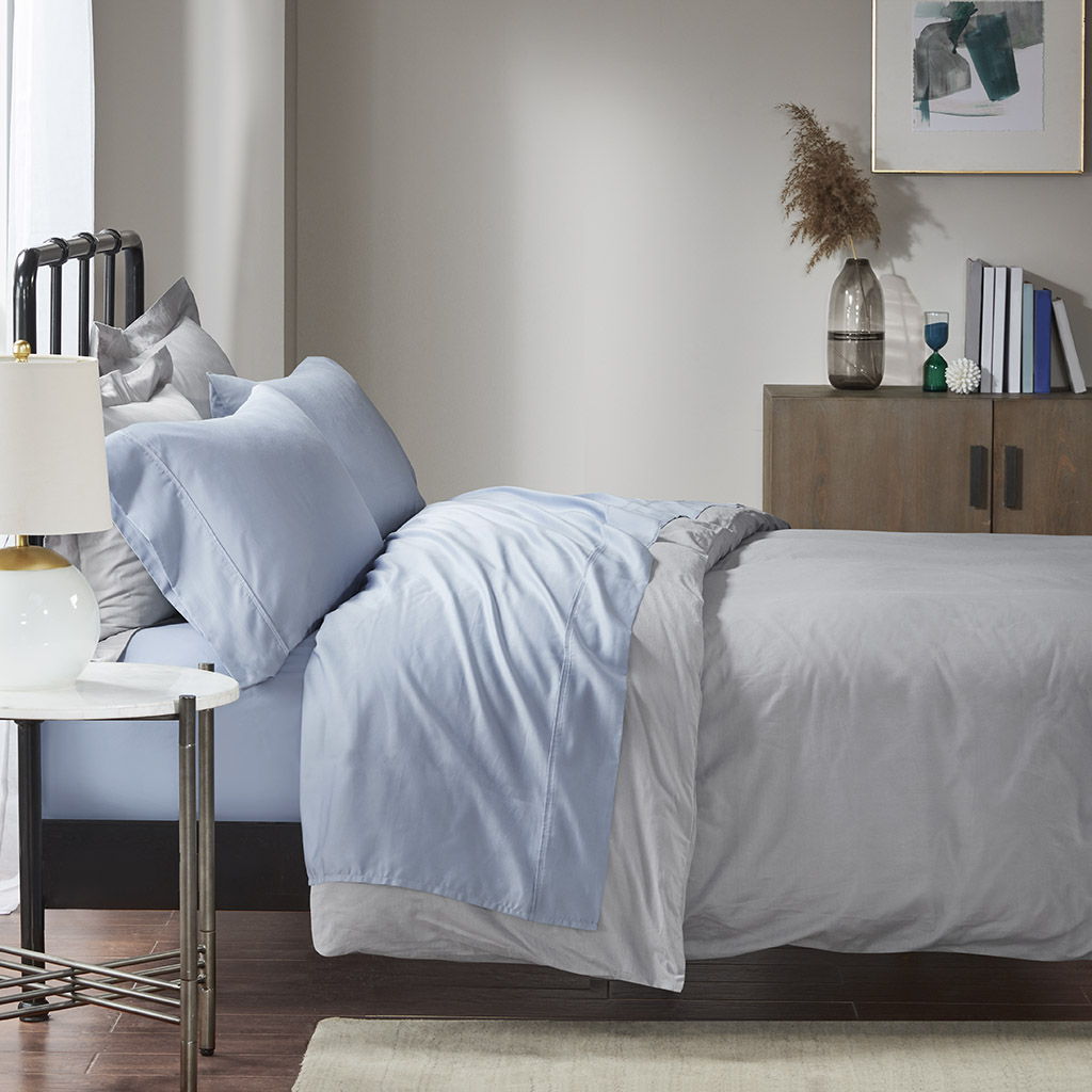 1500 Thread Count - King Sheet Set Cotton - Blue