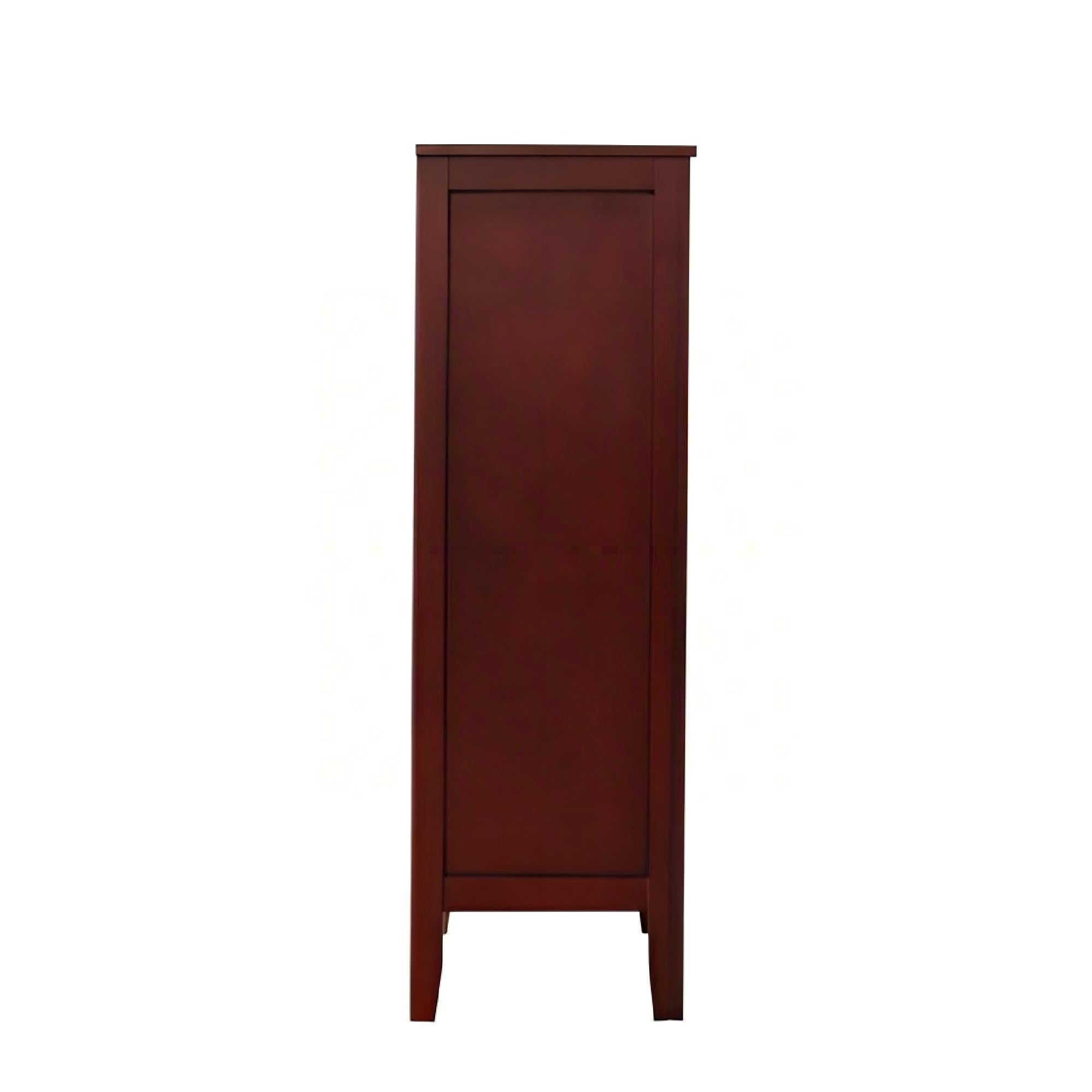 Daniel - Chest, 5 Drawer Storage Unit - Cherry