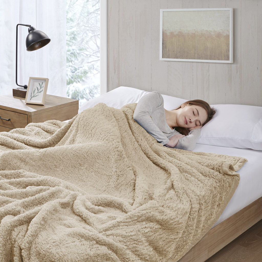 Burlington - Twin Berber Blanket - Tan