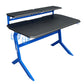 Techni Sport Blue Stryker Gaming Desk, Blue