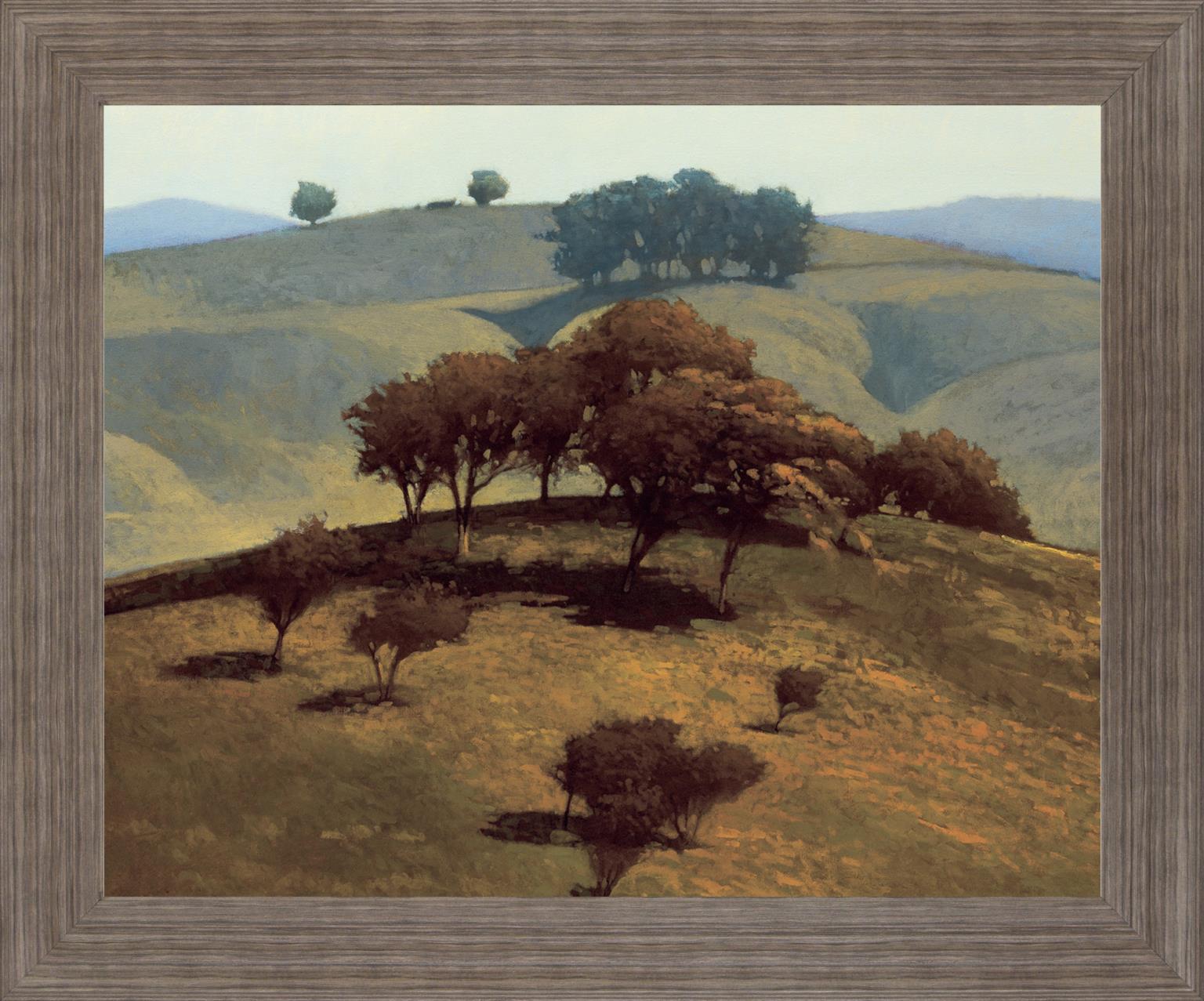 Golden Meadow - 28" x 34" Framed Wall Art - Light Brown