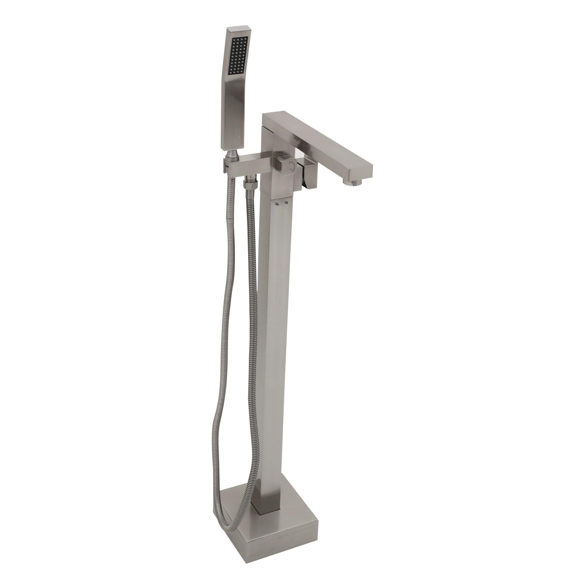 Freestanding Bathtub Faucet With Waterfall Tub Filler And Hand Shower