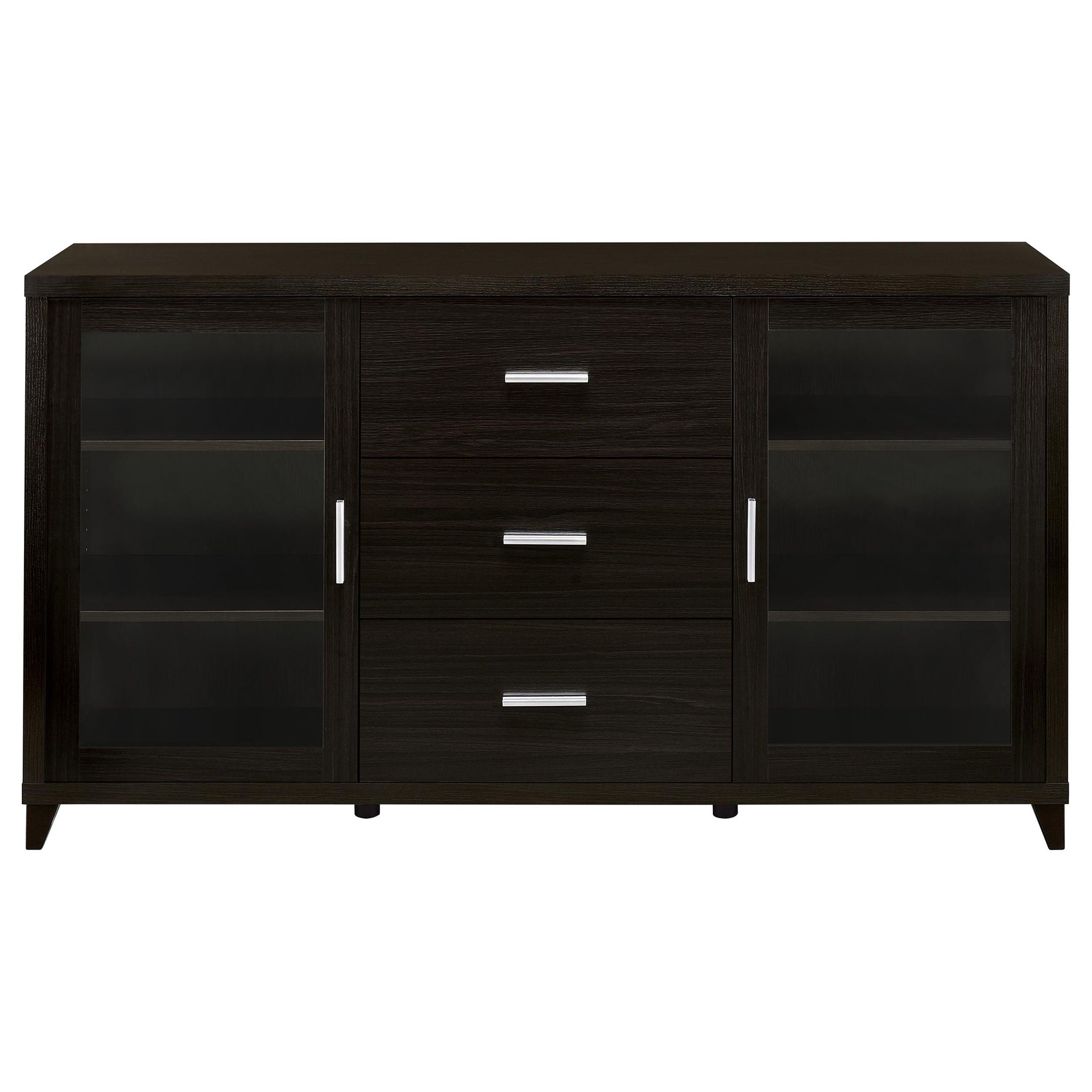 Nyler - 3 Drawer Rectangular TV Console - Cappuccino