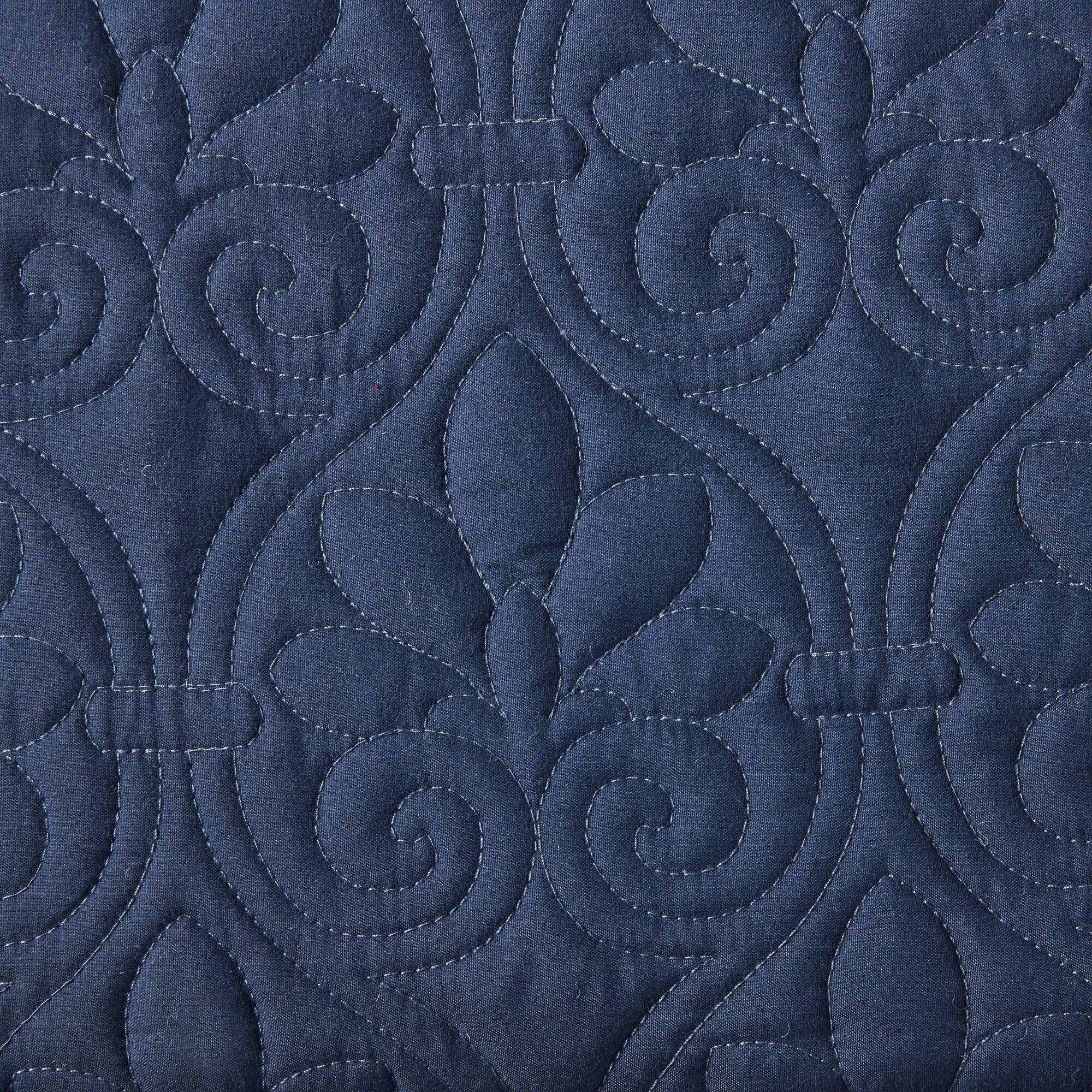 Quebec - Queen Fitted Bedspread (Set of 3) - Navy