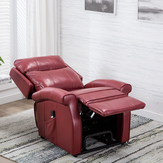 Landis Red Traditional Lift Chair