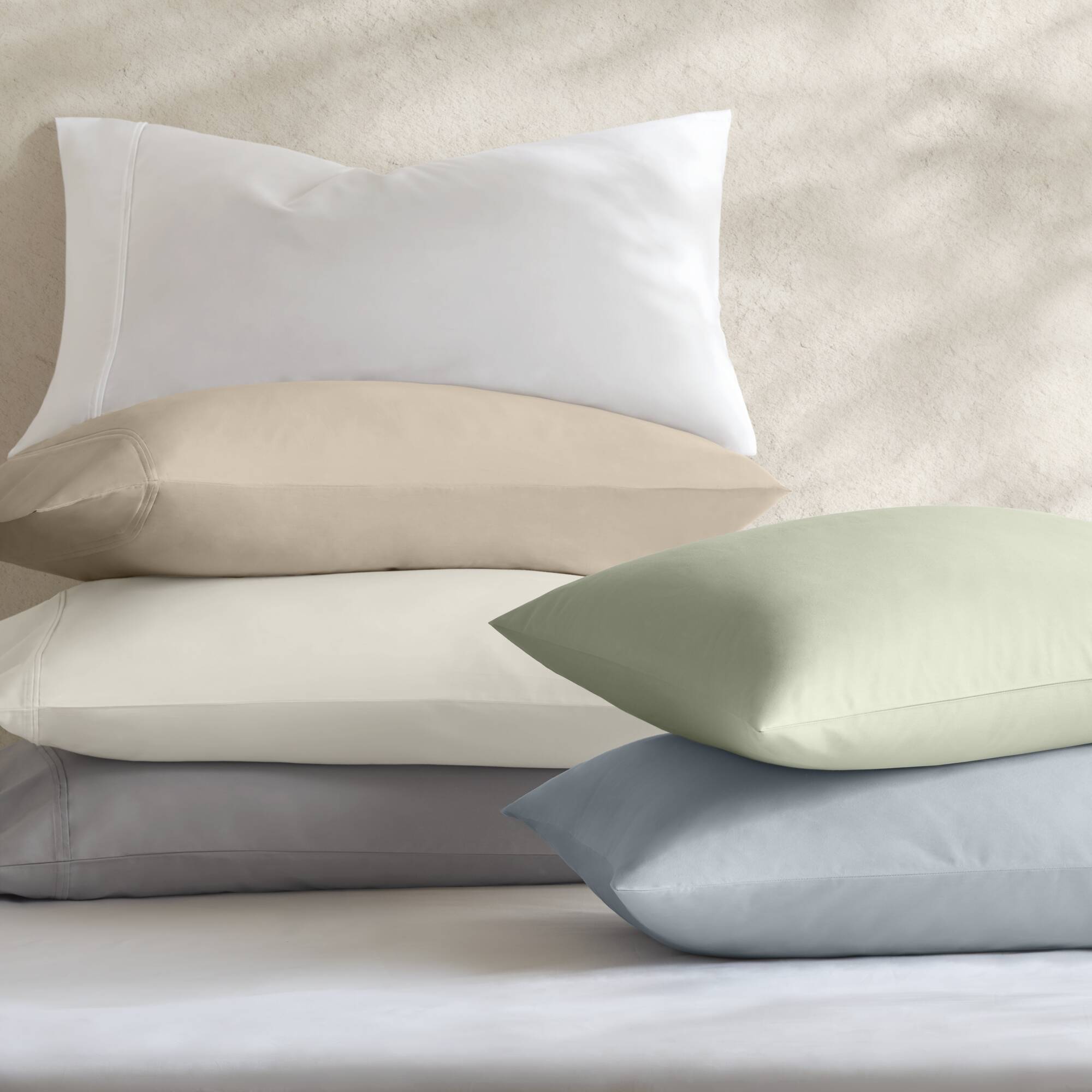 Standard Sateen Pillowcase Set - Linen