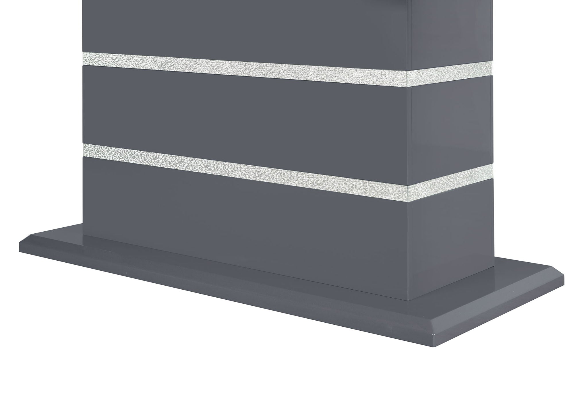 Monaco - Bar Table Top And Base - Dark Gray