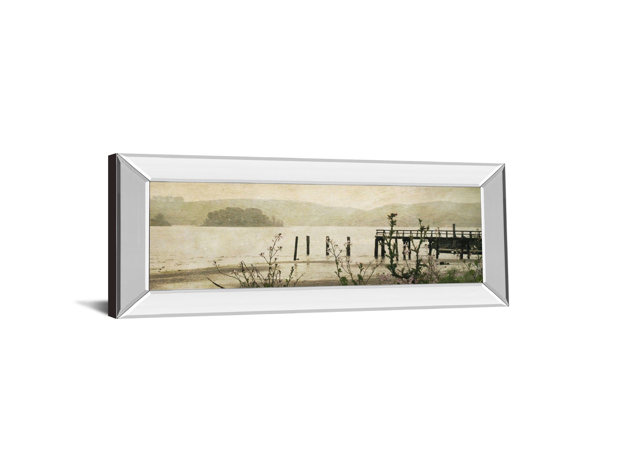 Marshall Il By Melious - Mirror Framed Print Wall Art - Beige