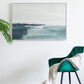 32.5" x 48" Large Rectangle Framed Wall Art Ocean Waves Canvas Print, Home Decor for Living Room Foyer Office