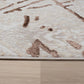 Shifra Luxury Area Rug in Beige and Gray with Bronze Abstract Design