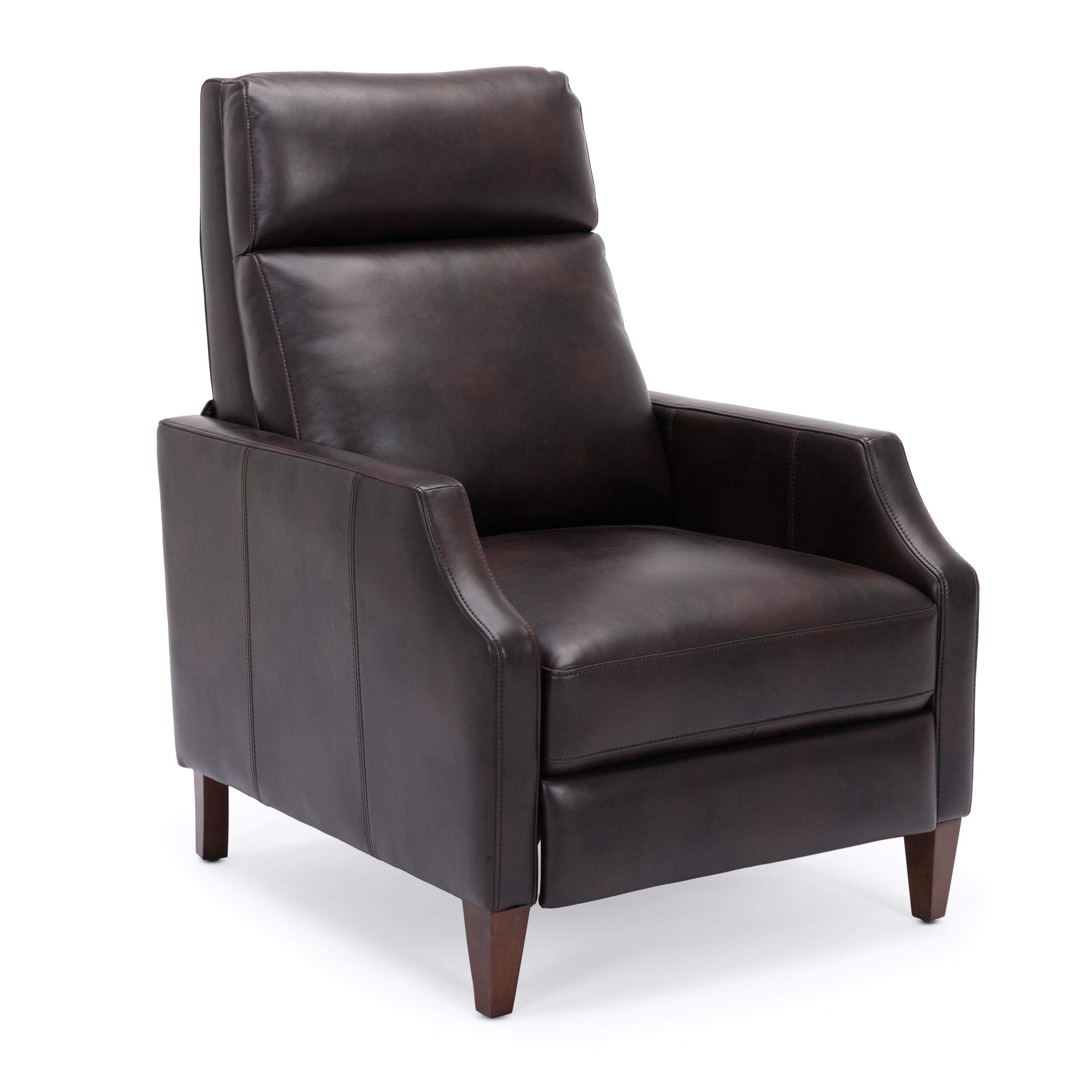 Biscoe Push Back Recliner - Burnished Brown