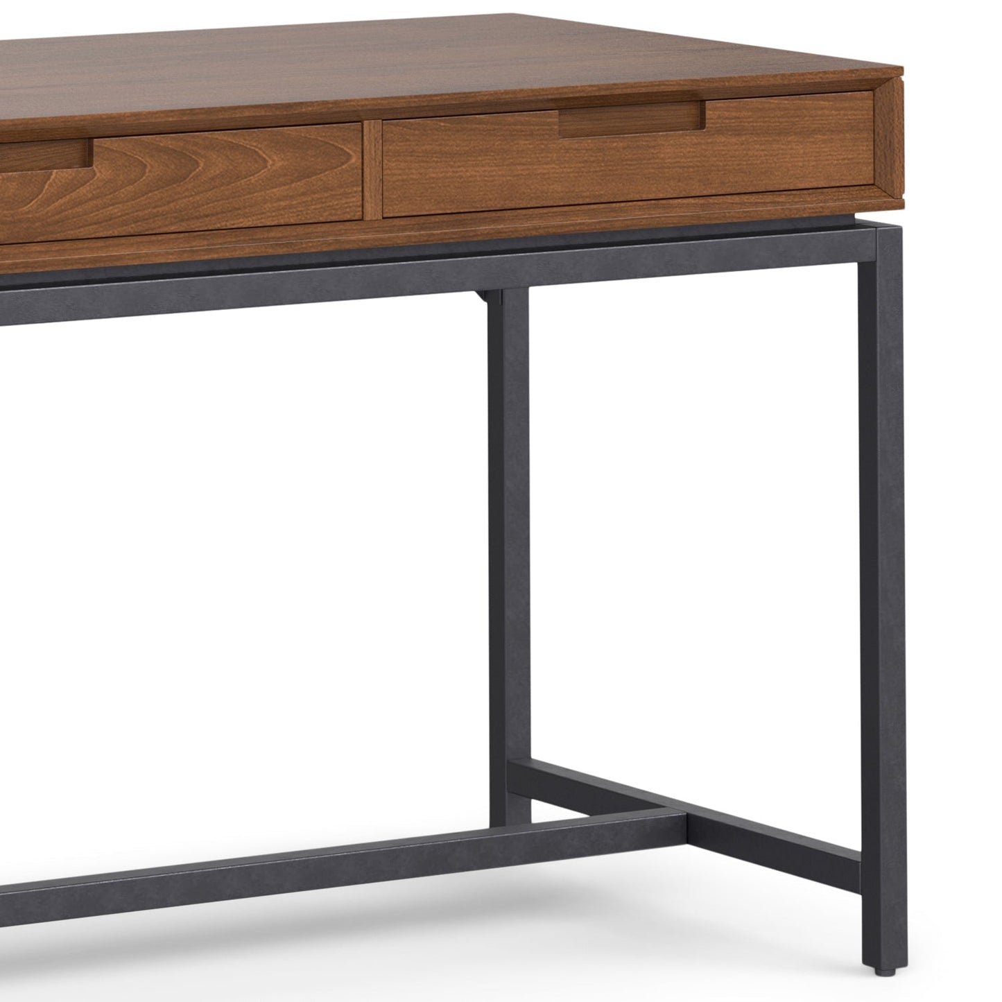 Banting - Mid Century Wide Desk - Walnut Veneer