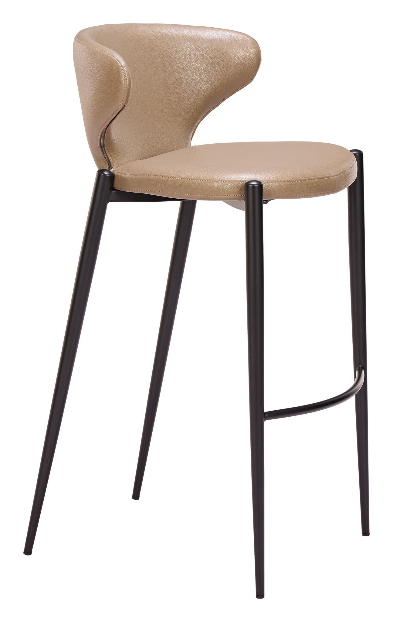Lino - Barstool (Set of 2) - Brown