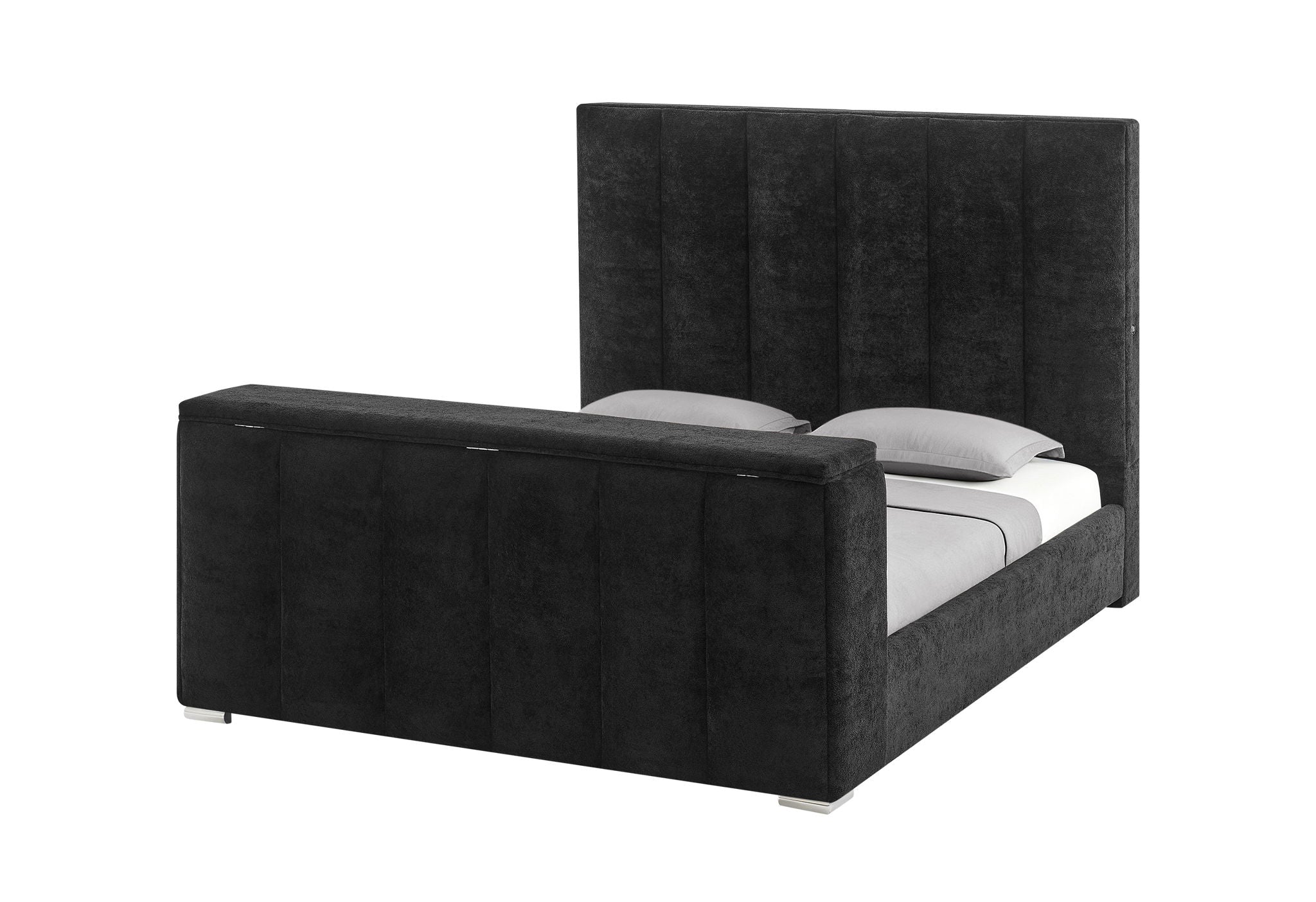 Serenity - King Bed Side Rails - Onyx
