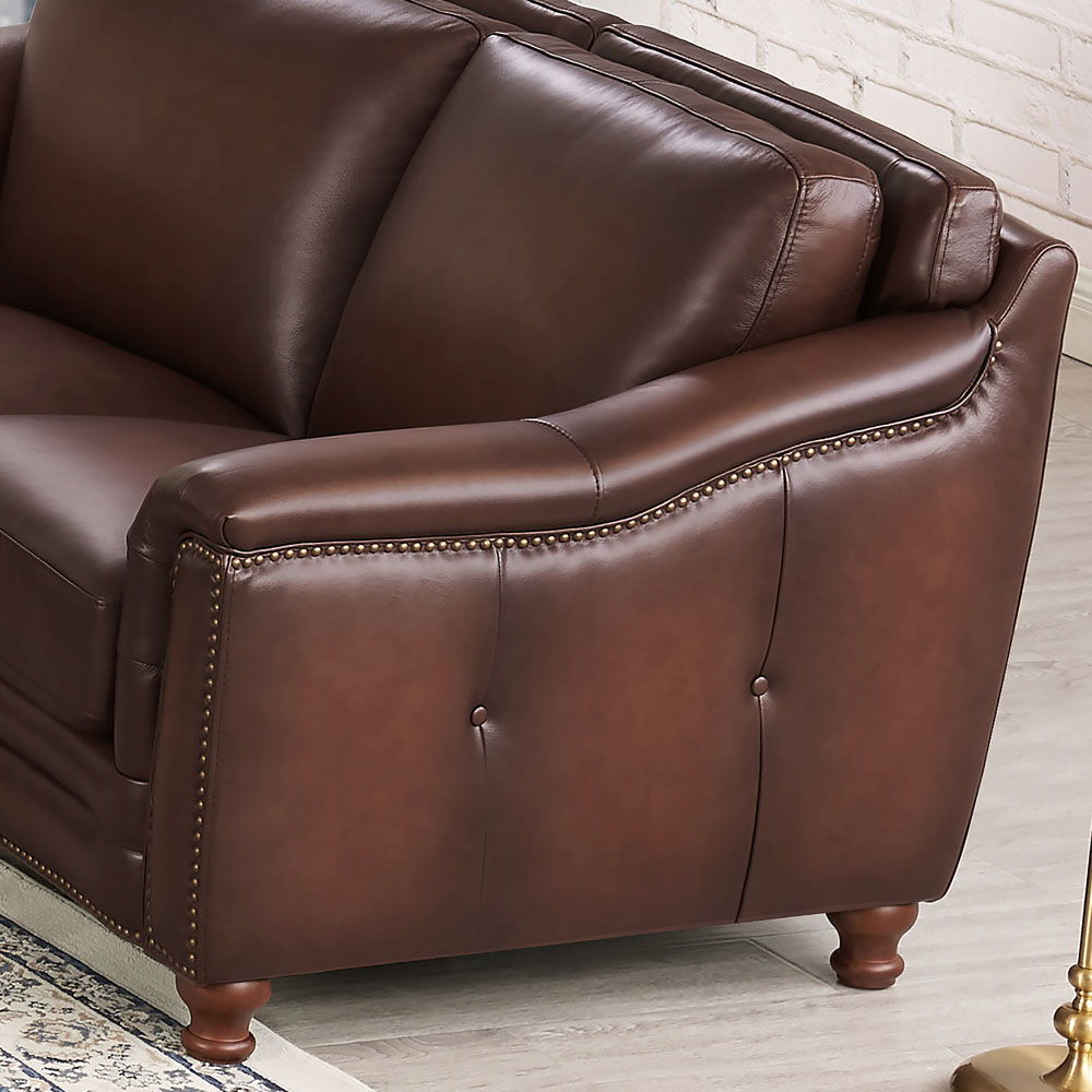 Belfast - Top Grain Leather Loveseat