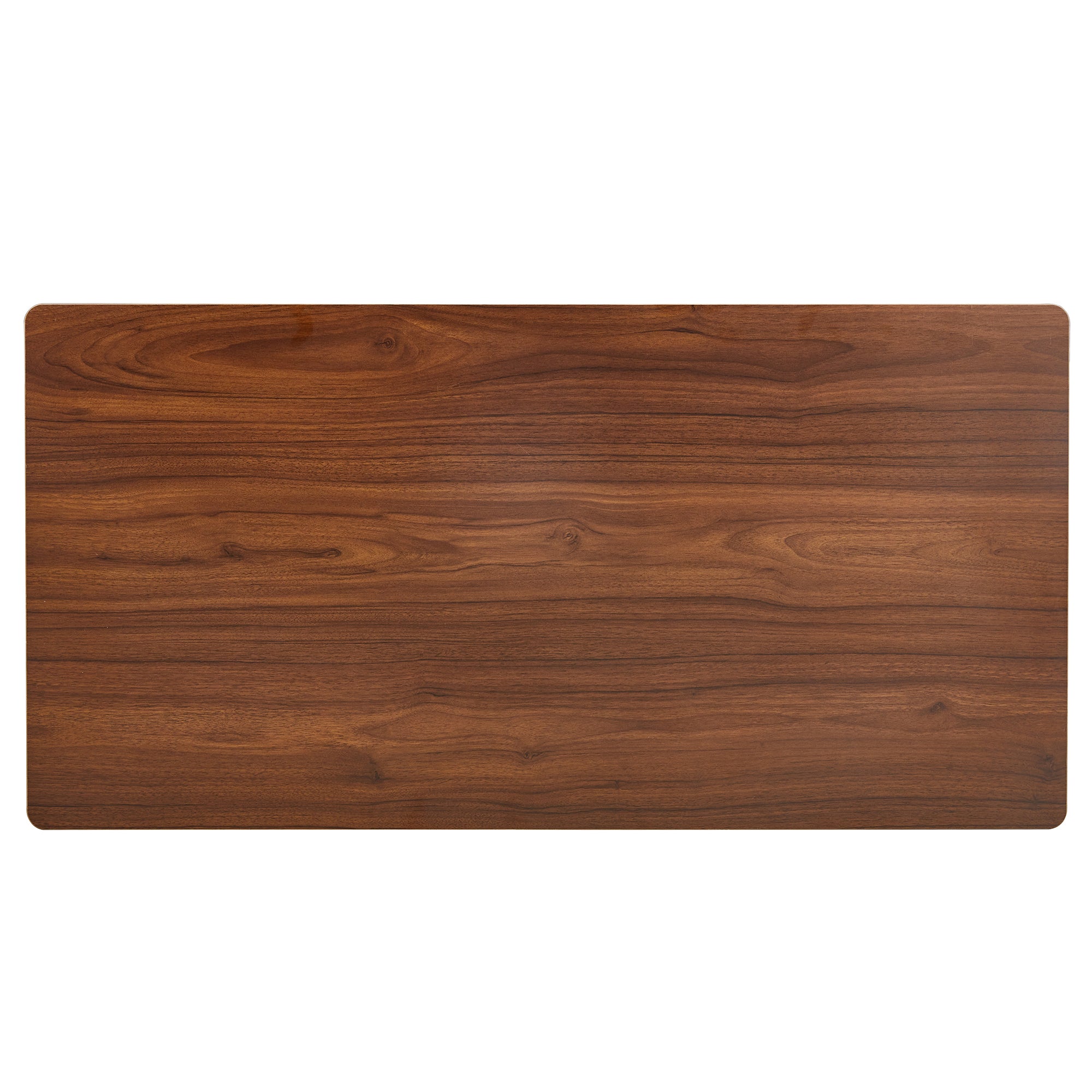 Modern and practical walnut textured coffee tables , tea tables. The double layered coffee table is made of MDF material. Suitable for living room  43.3"*21.6"*16.5"  CT-16