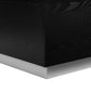 Modern Extendable Sliding Top Coffee Table with Storage in White&Black