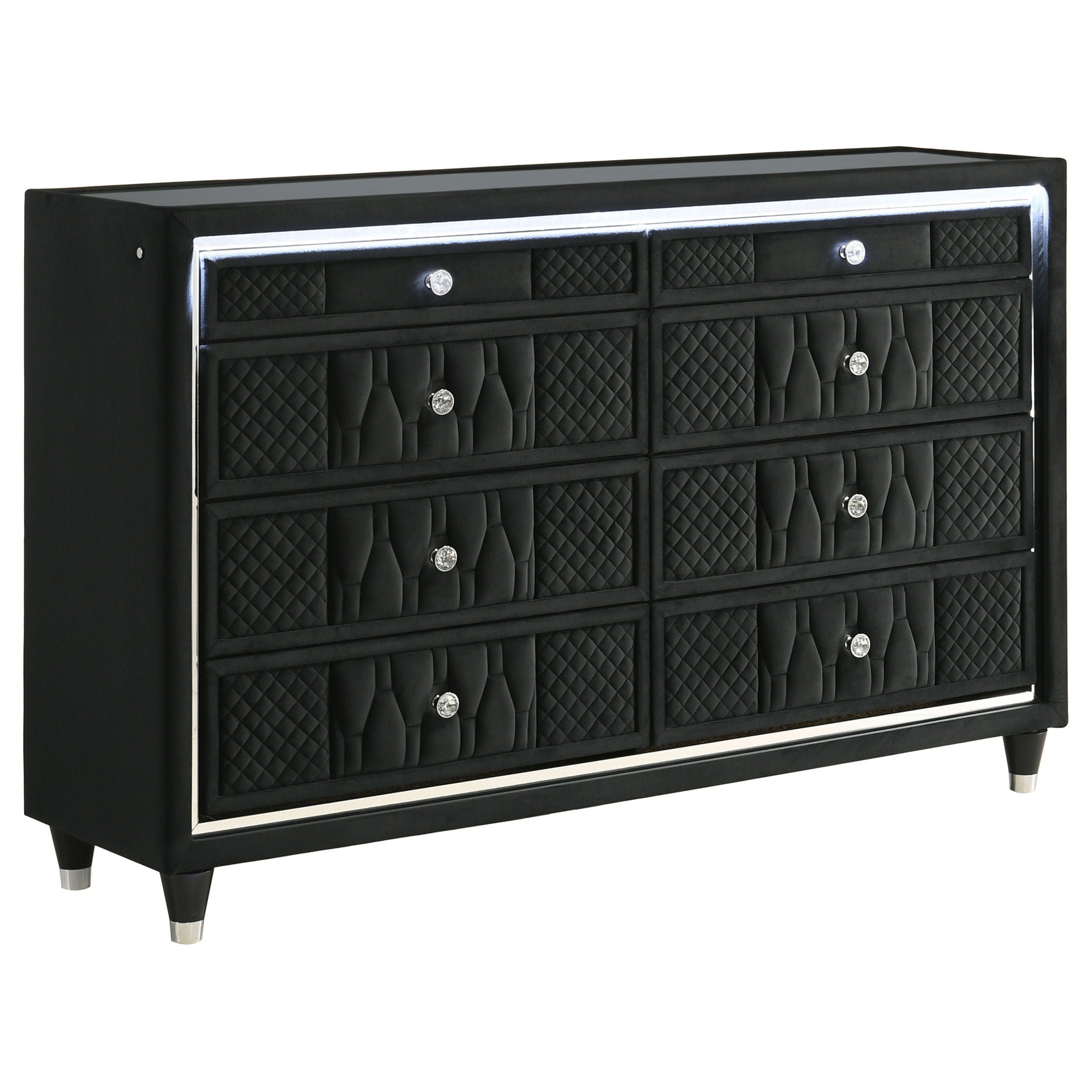 Mika - 8 Drawer LED Dresser