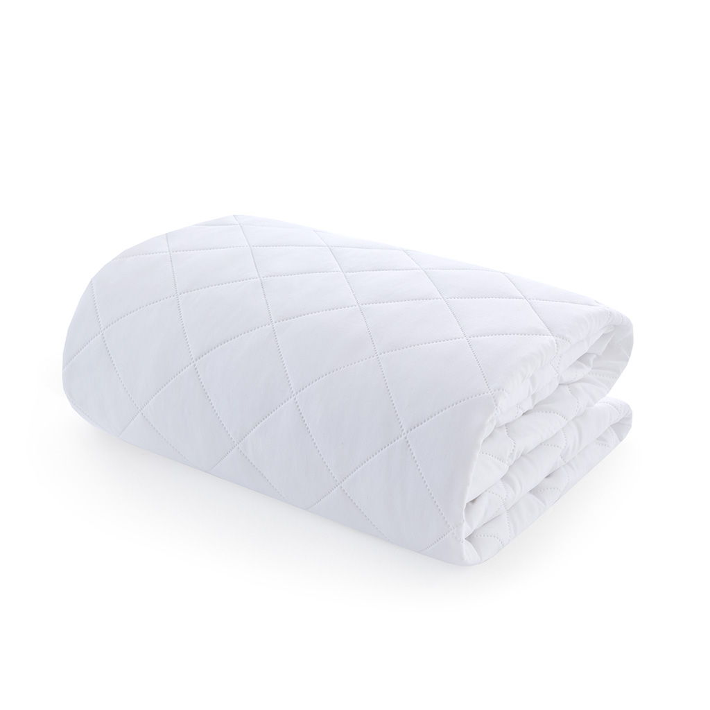 Microfiber Essential - King Mattress Pad - White