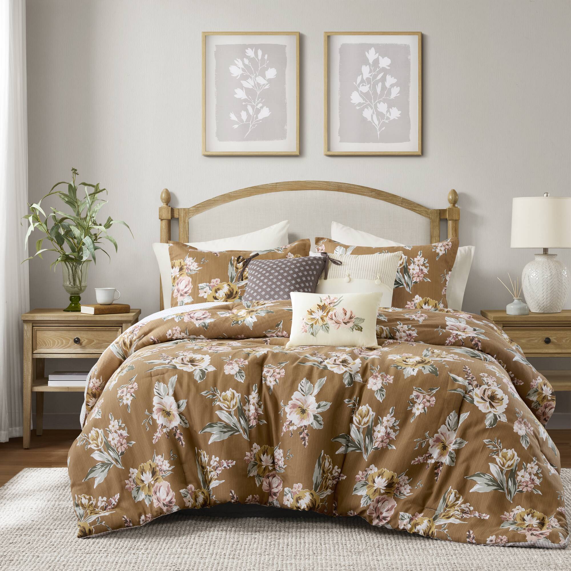 Salara - Comforter Set - Terracotta