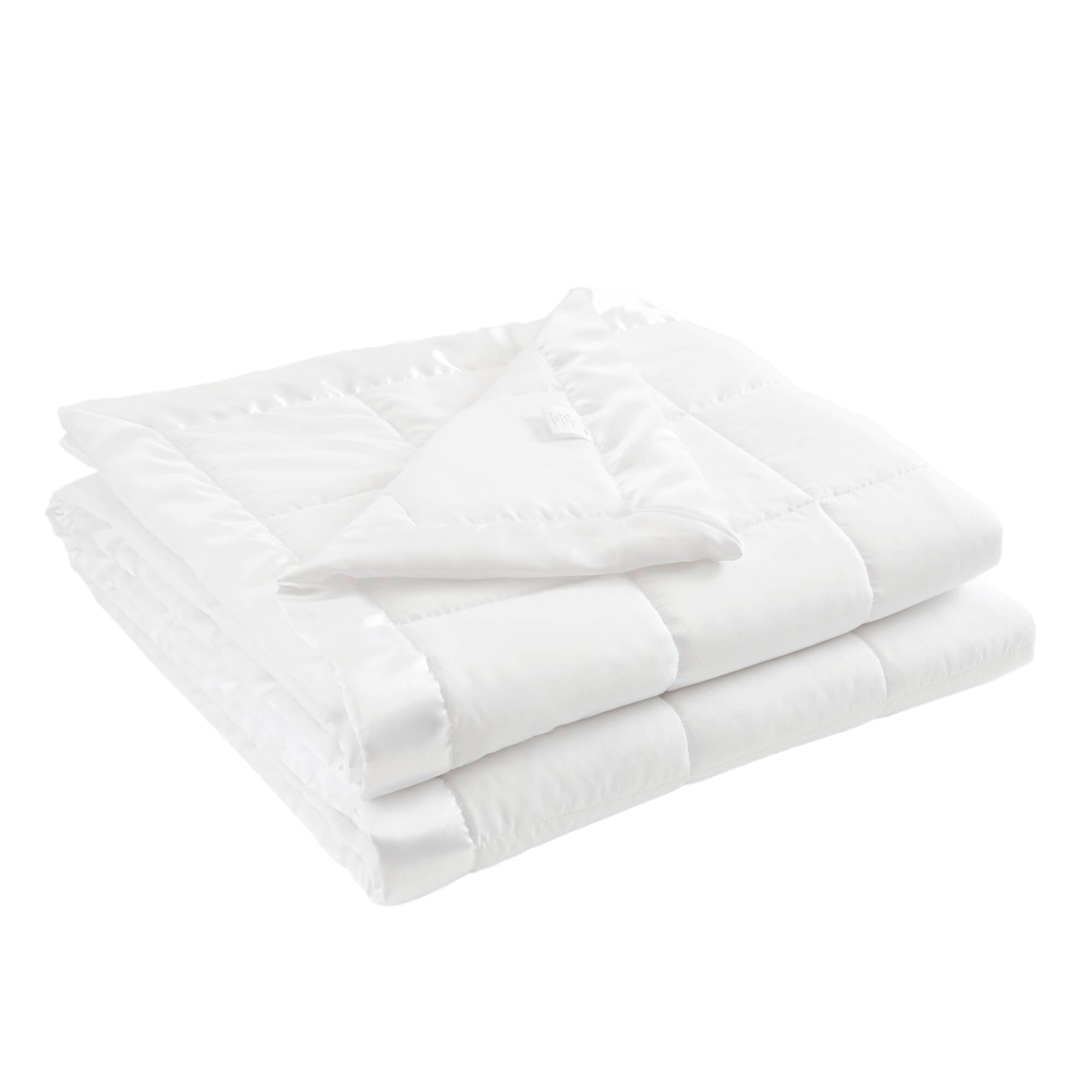 Windom - All Season Hypoallergenic Twin Blanket With 3M Scotchgard - White