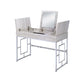 ACME Saffron Vanity Desk in Natural & Chrome 90315