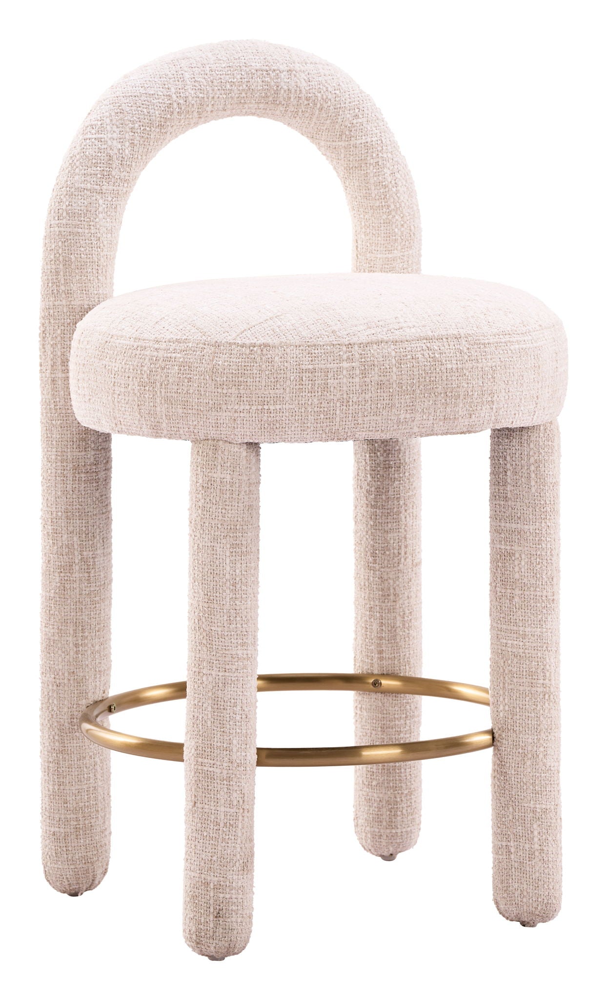 Curco - Counter Stool (Set of 2) - Gray