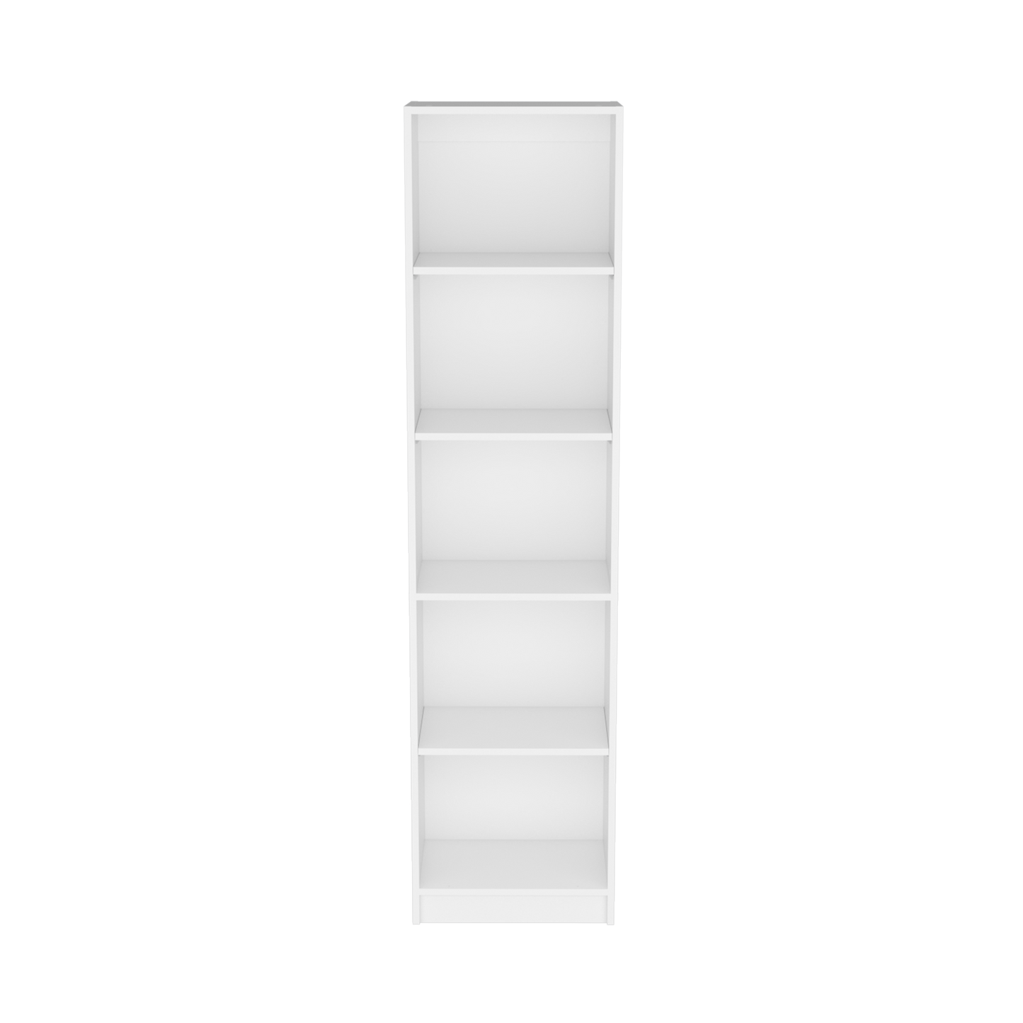 DEPOT E-SHOP Vinton XS Bookcase Compact Bookshelf with Multiple Shelves, White
