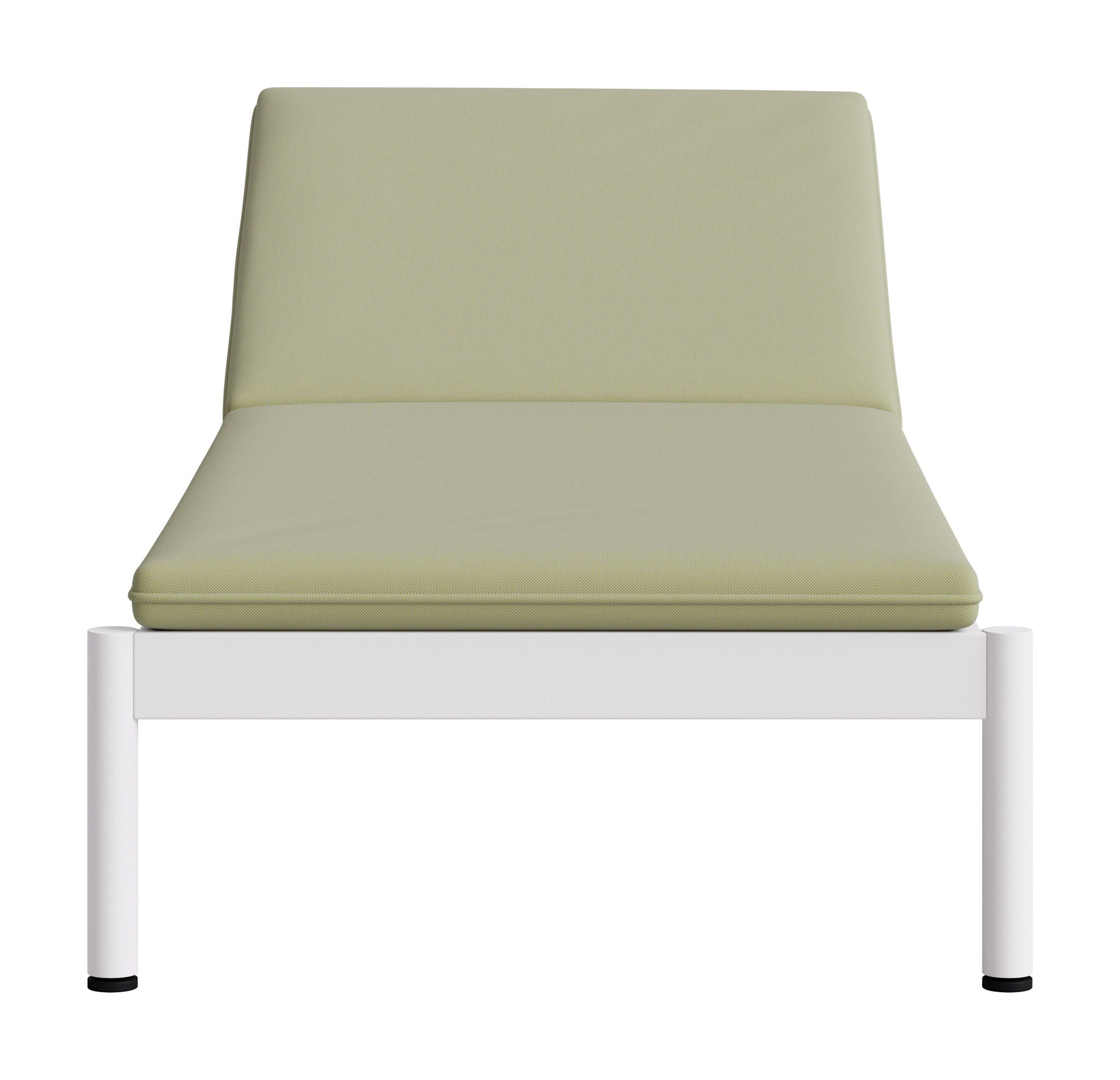 Lychee - Chaise Lounge - Green / White