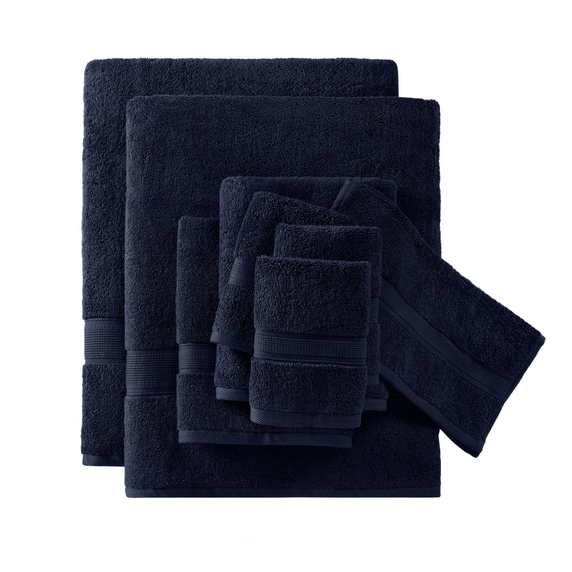 800GSM Ultra-Soft Absorbent Towel Set - Dark Navy