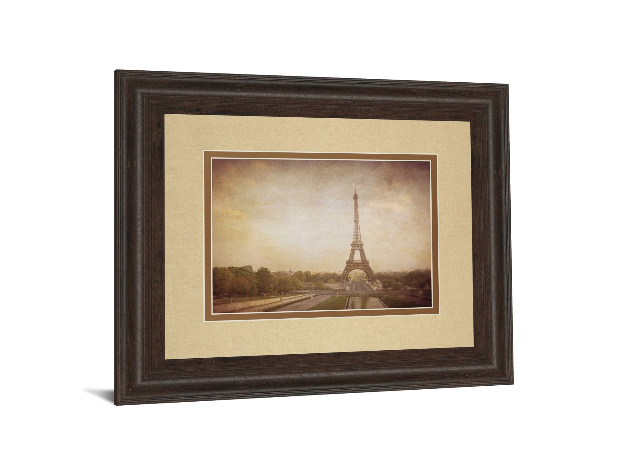 Tour De Eiffel By H. Jacks - Framed Print Wall Art - Light Brown