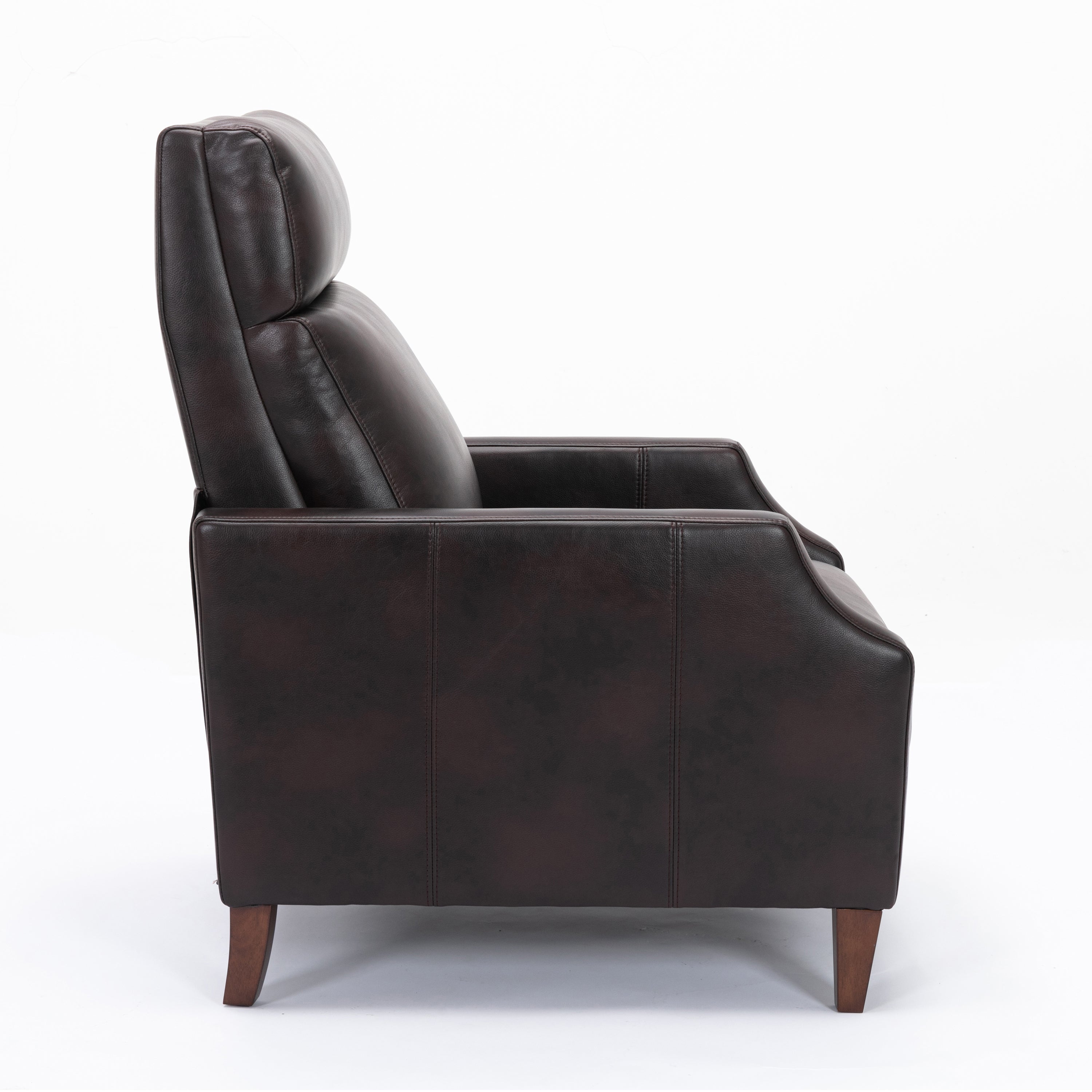 Biscoe Push Back Recliner - Burnished Brown