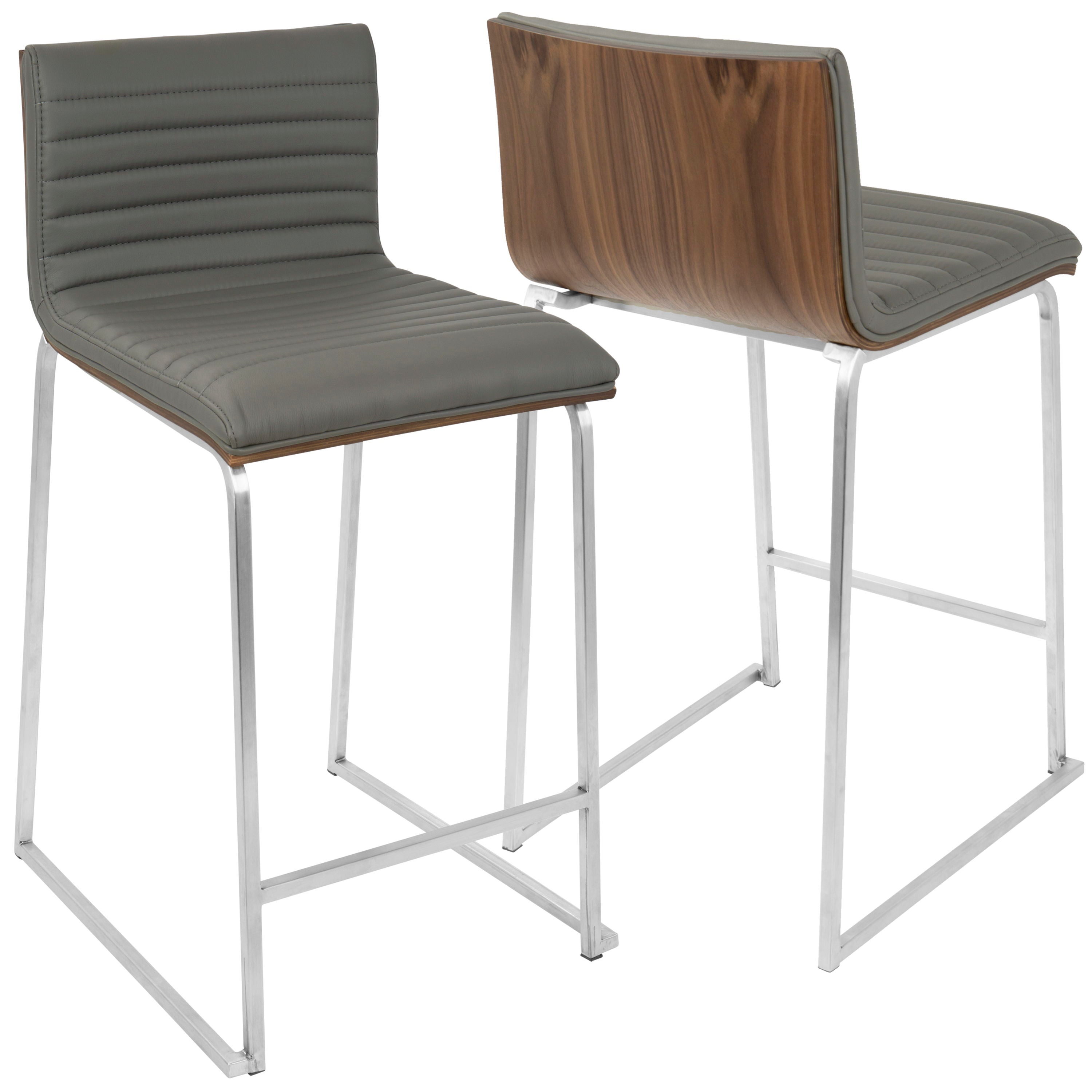 Mara - Contemporary Elegant Design Counter Stool (Set of 2)