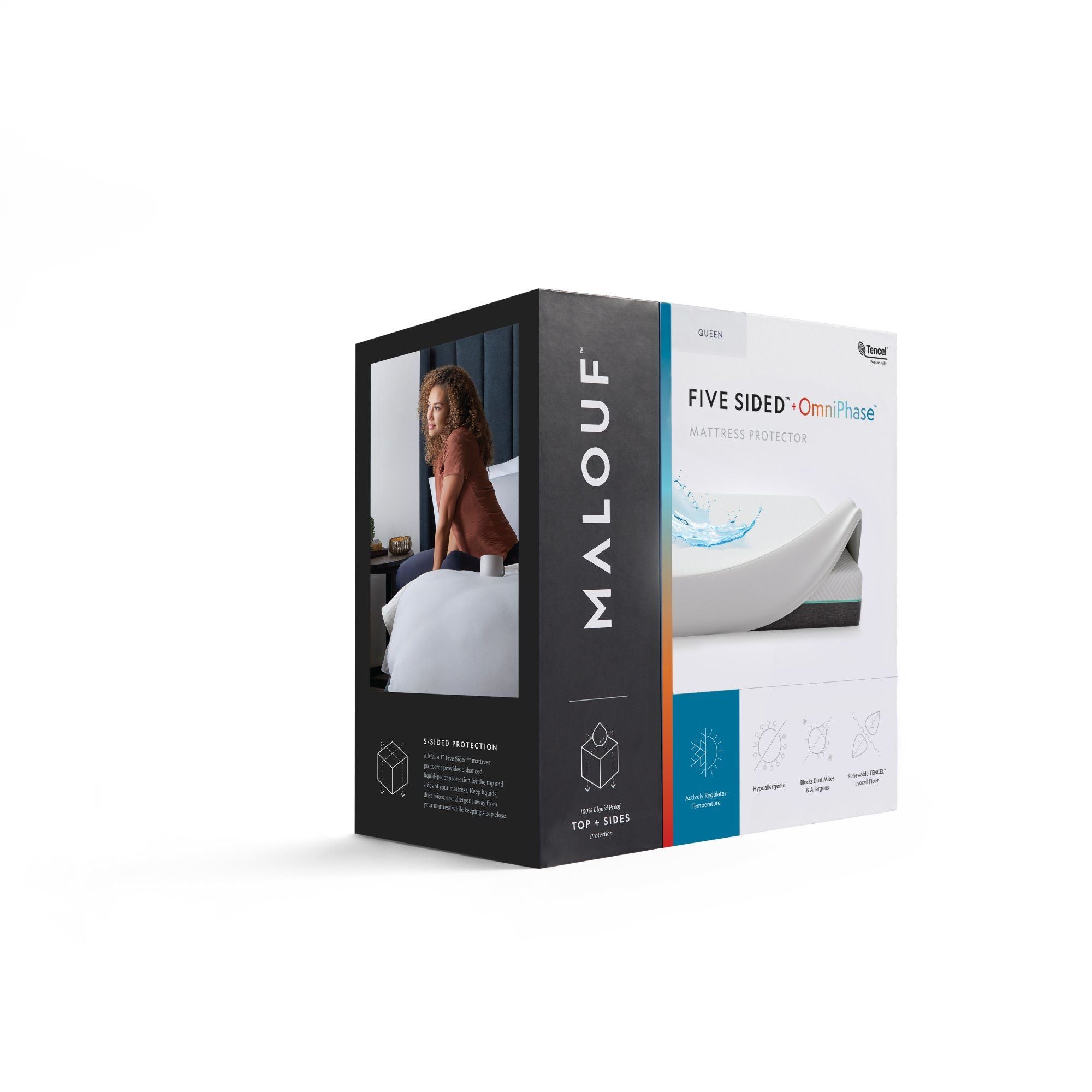 Five Sided - Split Head Mattress Protector